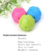 Dog Trust Dog Squeaky Balls, Indestructible Dog Toys for Aggressive Chewers Large/Medium Breed, Durable Tough Chew Toys for Aggressive Chewers, Natural Rubber Dog Balls Interactive Toys 2pcs Ball;