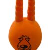 The Pets Company Latex Squeaky Chew Dog/Puppy Toy for Puppies The Pets Company Latex Squeaky Chew Dog/Puppy Toy for Puppies & Small Dogs | Durable, Animal Design, Non-Toxic, for Playing, Teething and Chewing | Ball with Horns - 13 Cm (Color May Vary)