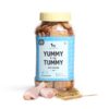 Heads Up For Tails Yummy in My Tummy Chicken Dog Biscuits for Adult Dog & Puppy - 320g | All Life Stages, Dog Treats, Crunchy Dog Biscuits | Made with Real Chicken