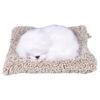 SUPER TOY Cute Sleeping Dog Plush Toy, Dog Soft Toy Gift for Kids Car Dashboard Accessories