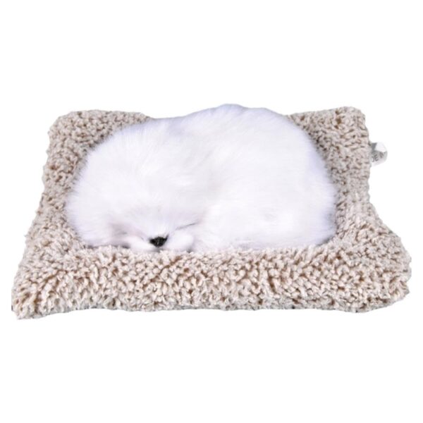 SUPER TOY Cute Sleeping Dog Plush Toy, Dog Soft Toy Gift for Kids Car Dashboard Accessories