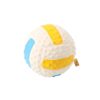 PremiumAV Squeaky Dog Ball Toy – Interactive Chew Toy for PremiumAV Squeaky Dog Ball Toy – Interactive Chew Toy for Small Dogs & Cats, Durable Fetch Ball with Loud Squeaker, Fun Sound Dog Toys for Training, Teething & Playtime, Volleyball Shape