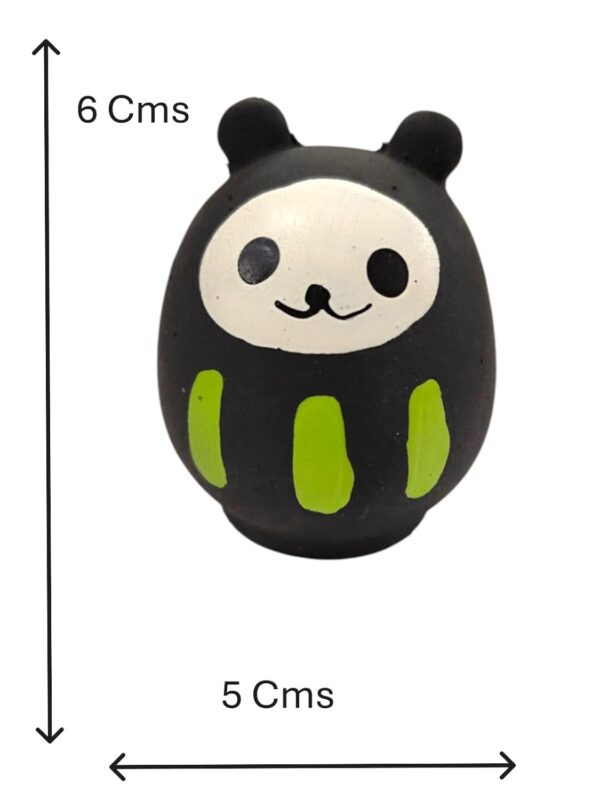 51aiXJIXiXL._SL1500_.jpg The Pets Company Latex Squeaky Chew Dog/Puppy Toy for Puppies & Small Dogs | Durable, Animal Design, Non-Toxic, for Playing, Teething and Chewing | Oval Animals - 6 Cm (Color May Vary)