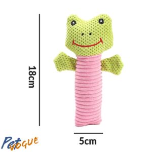 PetVogue Plush Caterpillar Toy for Dogs - Non-Toxic, Soft, Stuffed PetVogue Plush Caterpillar Toy for Dogs - Non-Toxic, Soft, Stuffed Interactive Squeaky Teething Rope - for Small to Medium Dogs