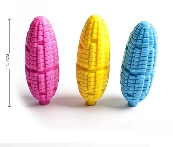 Pet Chew Corn Chew Toy for Dogs – Fun & Interactive Exercise Play Toy for Chewing, Teething, and Dental Health-Yellow
