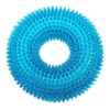 Dog Trust Durable Natural Rubber Hard Spiked Ring Shape Chew Dog Trust Durable Natural Rubber Hard Spiked Ring Shape Chew Toy Ideal for Teeth Cleaning and Chewing Dogs & Puppies (Multicolor) for Aggressive Chewer
