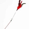 The Pets Company Cat Spring Treaser, Feather Dangler Wand, Interactive The Pets Company Cat Spring Treaser, Feather Dangler Wand, Interactive Stick Toy for Cats & Kittens
