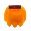 The Pets Company Vinyl Squeaky Chew Dog/Puppy Toy for Puppies & Small Dogs | Durable, Animal Design, Non-Toxic, for Playing, Teething and Chewing | Banana Bunch - 8 Cm (Color May Vary)