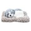SUPER TOY Cute Sleeping Dog Plush Toy, Dog Soft Toy Gift for Kids Car Dashboard Accessories
