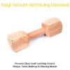 51lAlaOvu7L.jpg RvPaws Wooden Dumbbell Chew Toy, 100% Natural Wood Training Toy for Dogs and Puppies - Keeps Teeth and Gums Healthy Oral Care