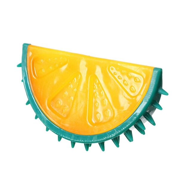 51m-jUsYgWS._SL1050_.jpg PSK PET MART Dog Chew Toy Sound Cute Interactive Fruit Funny Chewable Realistic Cat Bite Toy for Puppies TPR Lemon + Pineapple + Watermelon