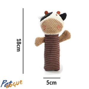 PetVogue Plush Bear for Pets, Rope Plush Toy for Dogs | Non-Toxic, Soft, Stuffed Interactive Cute Squeaky, Teething Rope Dog Toys for Small to Medium Dogs