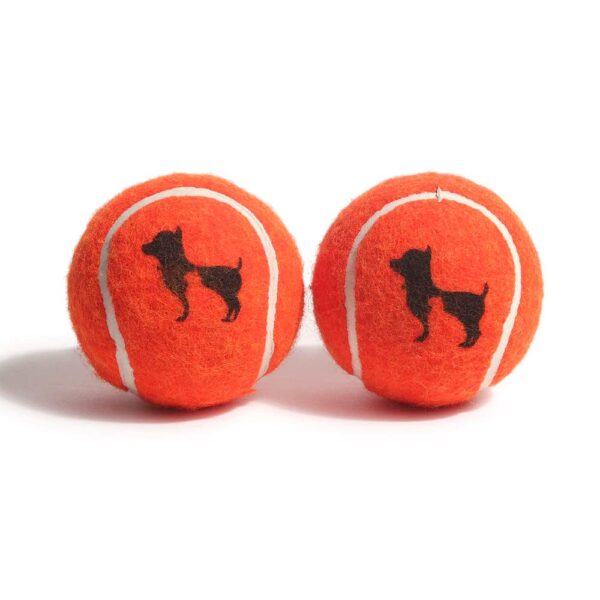 Heads Up For Tails Quintessential Tennis Dog Ball - Set of 2