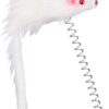 The Pets Company Toy with Ball Bell and Feather Mouse Attached for Cats and Kittens | Interactive Fun Toy for Training, Activity | Stimulates Play, Ideal For Exercise of Cats & Kittens(Color May Vary)