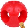 Foodie Puppies Natural Rubber Flavored Hole Ball - 2.35inch/ 6cm Foodie Puppies Natural Rubber Flavored Hole Ball - 2.35inch/ 6cm | Suitable for Small to Medium Dogs and Puppies | Chewing, Teething, and Training Ball Toy