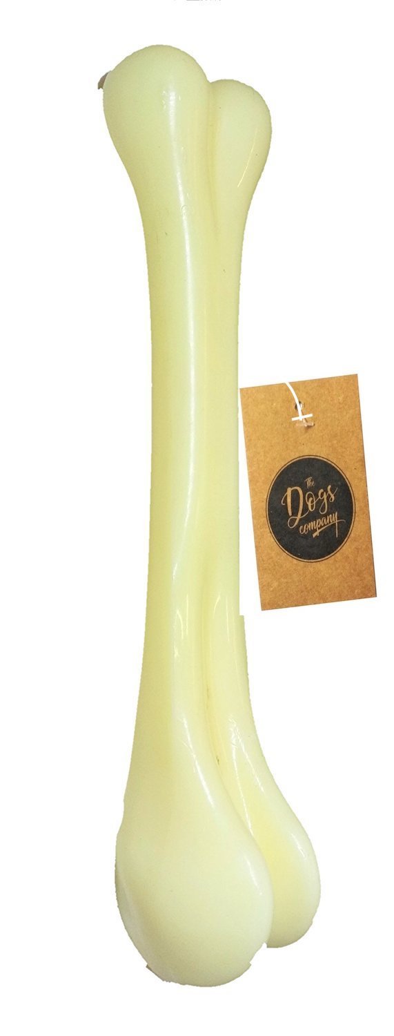 The Dogs Company Plastic Dog Bone Chew Toy, Puppy Teething The Dogs Company Plastic Dog Bone Chew Toy, Puppy Teething Toy, 7 inches