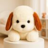 Richy Toys White Dog Cute Plush Soft Toys for Kids Birthday Gift 26 cm