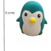 The Pets Company Latex Squeaky Chew Dog/Puppy Toy for Puppies & Small Dogs | Durable, Animal Design, Non-Toxic, for Playing, Teething and Chewing | Mini Pengiun - 5 Cm (Color May Vary)