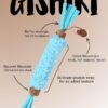 GISHIKI Matatabi Stick for Cats – Plush Silvervine Chew Toy with Natural Raffia,4 Textures for Stress Relief, Play & Dental Health,Catnip Alternative,Handmade, Eco-Friendly, Non-Toxic