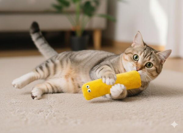 51xRVhtzNML._SL1184_.jpg Cat Kicker Plush Toy Set for Cats & Kittens | Soft, Colorful & Lightweight Toys with Catnip fillable Pocket | Non-Squeaky, Fun Indoor Play | Pack of 3 (Colors May Vary)