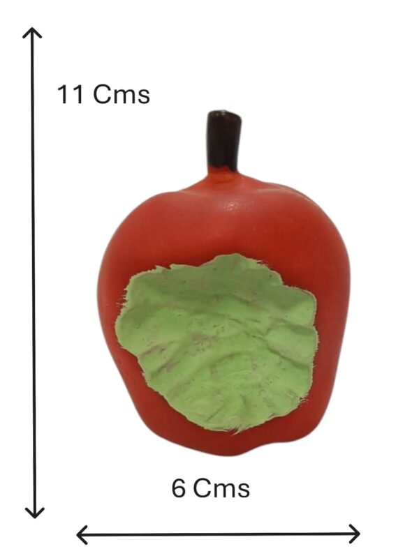 51y9BrD21VL._SL1500_.jpg The Pets Company Vinyl Squeaky Chew Dog/Puppy Toy for Puppies & Small Dogs | Durable, Animal Design, Non-Toxic, for Playing, Teething and Chewing | Bitten Apple - 11 Cm (Color May Vary)