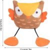 The Pets Company Fun Plush Cat Toys, Cats Hunting Mouse Teaser Toys, Bite Proof Cat Play Toy, Interactive Mice, Rat, Soft Mouse Toy for Cats & Kittens - Spooky Owl (Color May Vary)