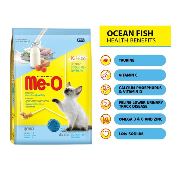 61OSZtymaL._SL1200_.jpg Me-O Ocean Fish With Skimmed Milk Kitten Food Complete Nutrition Kibble Cat Food, 6.8 Kg