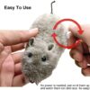 Plastic Wind Up Moving Rat Toys for Kids Mice Set of 4PCs Running Mouse Toys for Girls and Boys Multi-Color Mouses Toy for Dog and Cat Toys - with Fur Mouse Playset for Best Birthday Gift Set