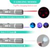 61-5TxfVqBL._SL1024_.jpg Qpets® Cat Chasing Toy, USB Laser Pointer for Chasing Interactive Cat Toy 3 in 1 Laser Pen Checking Cat Skin/White Light Illumination/5 Patterns