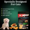 3 in 1 Magical Cat Food Topper || Joy of Best Taste || Chicken, Carrot & Pumpkin Flavour || Grain Free & Protein Rich ||Anti-Oxidant & Natural Dewormer || 70g