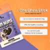 Heads Up For Tails Yum Nums Chicken,Blueberries & Ashwagandha Soft Treat for Senior Dog|High in Proteins|Gluten & Grain Free|Salt & Sugar Free|No Artificial Colours|Farm-Fresh - 70 Gm,Tablet