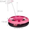 PSK PET MART Pet Interactive Kitten Toys Roller Tracks with Spring Teaser MousePet Toy with Exercise Balls Teaser Mouse Toy Ideal for Playing and Chewing Cats & Small Pets
