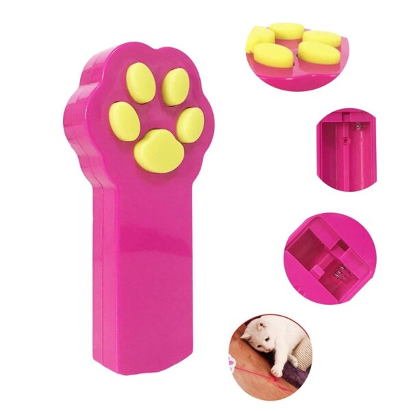 612GWf97J1L._SL1500_.jpg PETS EMPIRE Paw Style Cat Catch The LED, Laser Light Pointer Cat Toys, Light Chaser Pet Toy, Interactive Cats Training Pointer, 5 in 1 LED Pointers Game for Cats, Kittens - 1N