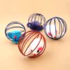 PETS EMPIRE Playing Kitten Pet Supplies Plush Mouse Ball False Mice Cat Toys Rat in Cage (Pack of 2)