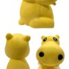 6133iN1zqHL._SL1500_.jpg The Pets Company Latex Squeaky Chew Dog/Puppy Toy for Puppies & Small Dogs | Durable, Animal Design, Non-Toxic, for Playing, Teething and Chewing | Sitting Hippo - 7 Cm (Color May Vary)