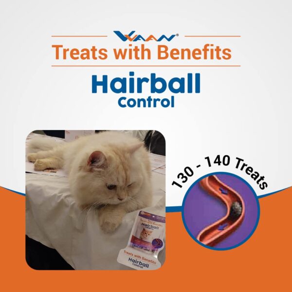 Vvaan Cat Treats Hairball Control Tasty Grain Free Vet formulated 50g