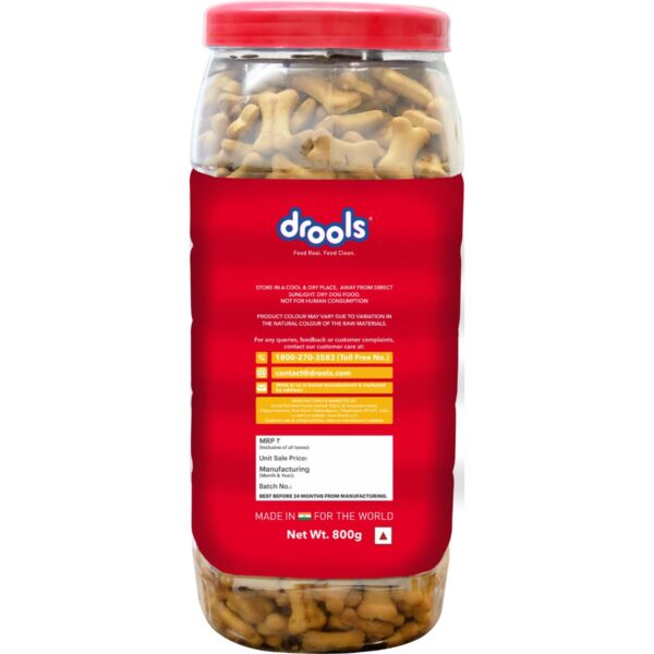 Drools Chicken and Egg Biscuit, Dog Treats 800g, All Life Stages