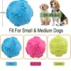 Dog Trust Dog Squeaky Balls, Indestructible Dog Toys for Aggressive Chewers Large/Medium Breed, Durable Tough Chew Toys for Aggressive Chewers, Natural Rubber Dog Balls Interactive Toys 2pcs Ball;