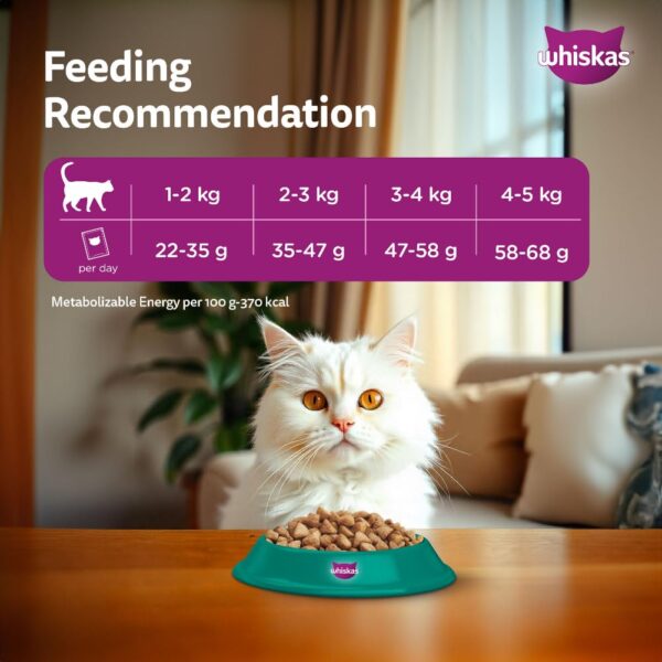 615ceb43fUL._SL1001_.jpg Whiskas Persian Adult (1+ Years) Dry Cat Food, 6.8kg, 100% Complete & Balanced Tailor Made Nutrition, Reduces Hairfall, for Healthy Coat & Skin