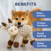 615juHN3DL._SL1000_.jpg Interactive Tough Plush Dog Toy – Squeaky Sound Soft Chew Toys for Dogs – Durable Toy for Small, Medium & Large Dogs (Sheep)