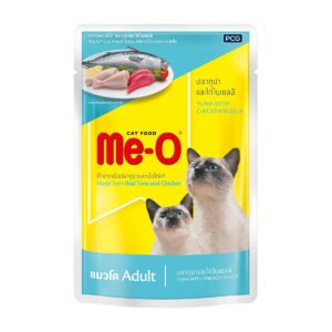 ME-O Pouch Wet CAT Food Tuna and Chicken in Jelly ME-O Pouch Wet CAT Food Tuna and Chicken in Jelly 80 G Pack of 12