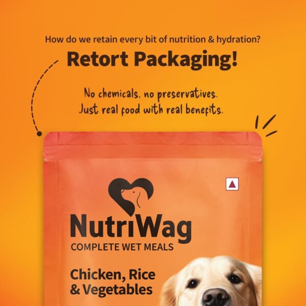 616n8CmUs8L._SL1080_.jpg Wet Dog Food 300 gm | Balanced Meals with Chicken, Pumpkin, Rice & Vegetables | High Protein Dog Food | No Added Flavours | Human-Grade Ingredients | All Life Stages
