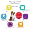 617ymFvzvpL._SL1001_.jpg Foodie Puppies Interactive Rubber Chew Toy Combo for Dogs and Puppies - Spike Ball Toy + Hole Ball Toy | Durable, Training, Teething & Chewing | Reduce Separation Anxiety