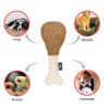 618QDnC5fkL._SL1080_.jpg Pure Cotton Chicken Leg Plush Dog Toy | Soft & Washable Play Toy for Dogs & Puppies | Non-Toxic, Eco-Friendly, Cuddle & Fetch Games | Fun Plush Toy for Small, Medium & Large Dogs