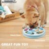 Dog Puzzle Toys, Interactive Treat Dispenser for Puppy and Cats Training and Playing, Slow Feeder to Aid Pets Digestion.
