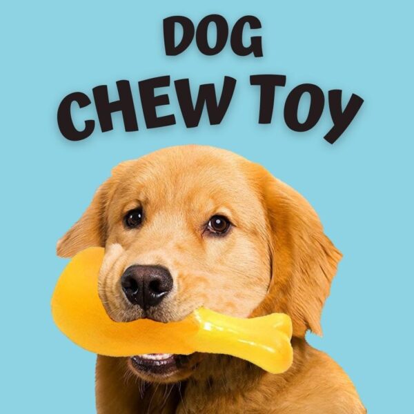 619r1xgHHL._SL1080_.jpg Sage Square Dog Squeaky Chicken Leg Colorful Rubber Toy for Safe Fun & Entertainment - Perfect for Dogs, Puppies, Cats & Kittens, This Toy Will Keep Your pet Engaged, stimulated & Happy