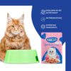 Moochie Tasty Wet Cat Food, (85g X 6 Pouches) Grain Free Cats Gravy Meal, Beauty Skin & Coat with Tuna, No Artificial Flavours Kitten Food, Non-Vegetarian Cat Foods Pouch for Kittens
