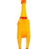 The Pets Company Vinyl Squeaky Chew Dog/Puppy Toy for Puppies & Small Dogs | Durable, Animal Design, for Playing, Teething and Chewing | Pack of 3 (Rooster, Croissant, Shoe) (Color May Vary)