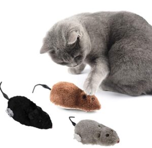Soft Moving Toys for Kids Kittens Set of 3PCS Rat Soft Moving Toys for Kids Kittens Set of 3PCS Rat Toy for Cat Multi-Color Soft Touch Mouse Toy for Puppies/Dog/Children Entainmnet Items for Loved one (Fur Playset for Babies) Birthday Gift