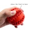 61CmgZCzzYL._SL1500_.jpg PETS EMPIRE Interactive IQ Treat Dispenser, Food Dispenser Ball, Dog Training Feeding Balls, Bite Resistant Chew Toy Ball, Slow Feeding Dispensing Game for Dogs, Puppies - 6 cm